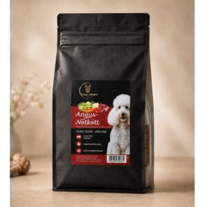 Hundfoder för små hundraser med Angus-nötkött, sötpotatis och naturliga ingredienser – premium hundmat med hög kötthalt anpassad för vuxna små hundar