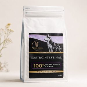 Gastrointestinal matsmältningsvård är ett hundfoder för hundar med känslig matsmältning – specialfoder i premiumkvalite för gastrointestinal hälsa som stödjer en balanserad tarmfunktion och matsmältning med kalkon som enda proteinkälla